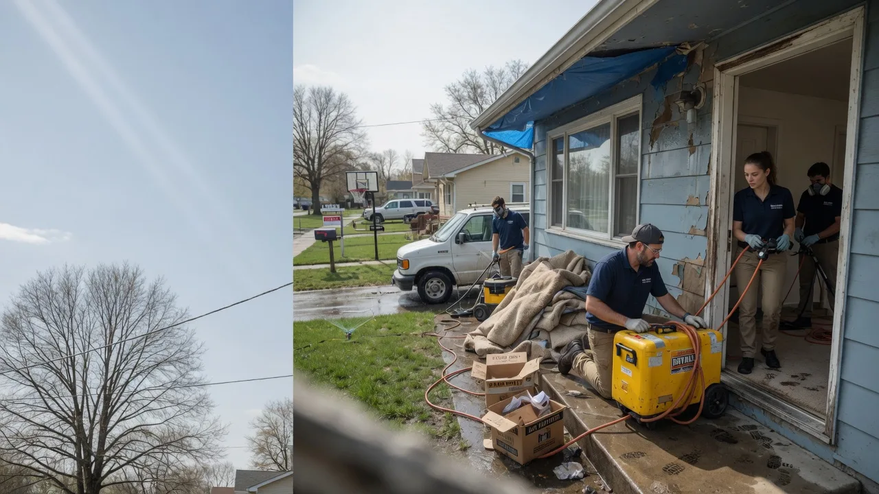 Basement Flood Cleanup in Greenfield, OK near me